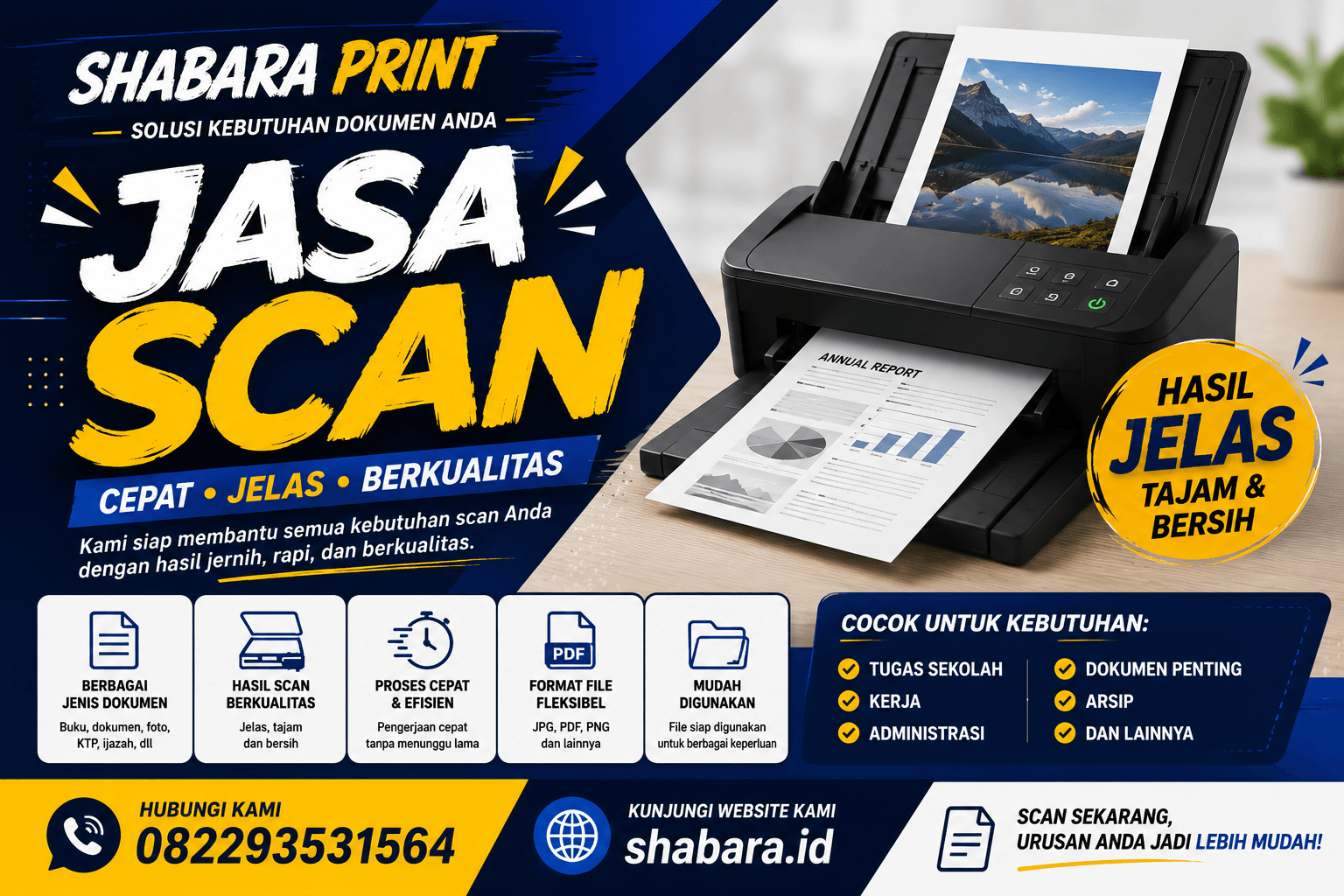 Jasa Konversi Scan ke OCR PDF Supaya Teks Bisa Dicopy dan Diedit - Shabara Print