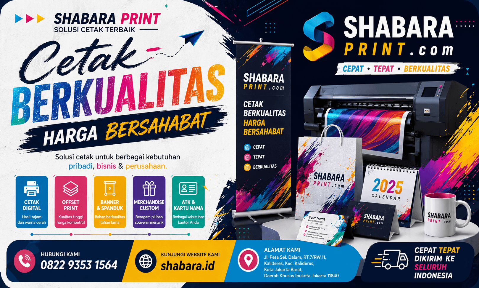 Jasa Percetakan Online Murah di Kebon Pala Kecamatan Makasar Jakarta Timur No 1