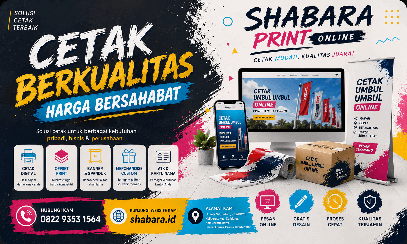 Jasa Percetakan Online Murah di Cipinang Besar Selatan, Kecamatan Kramat Jati, Jakarta Timur