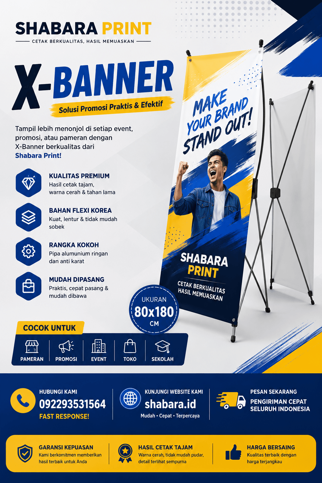 Cetak X Banner Online Murah di Sukabumi Utara, Kebon Jeruk, Jakarta Barat Bisa Ditunggu