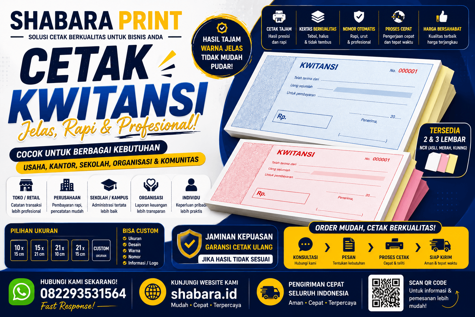 Jasa Cetak Kwitansi Online Jakarta Barat – Proses Cepat, Hasil Berkualitas
