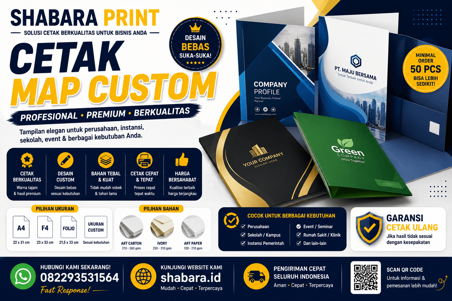 Cetak Map Dokumen Custom Semanan Jakarta Barat untuk Perusahaan & Sekolah
