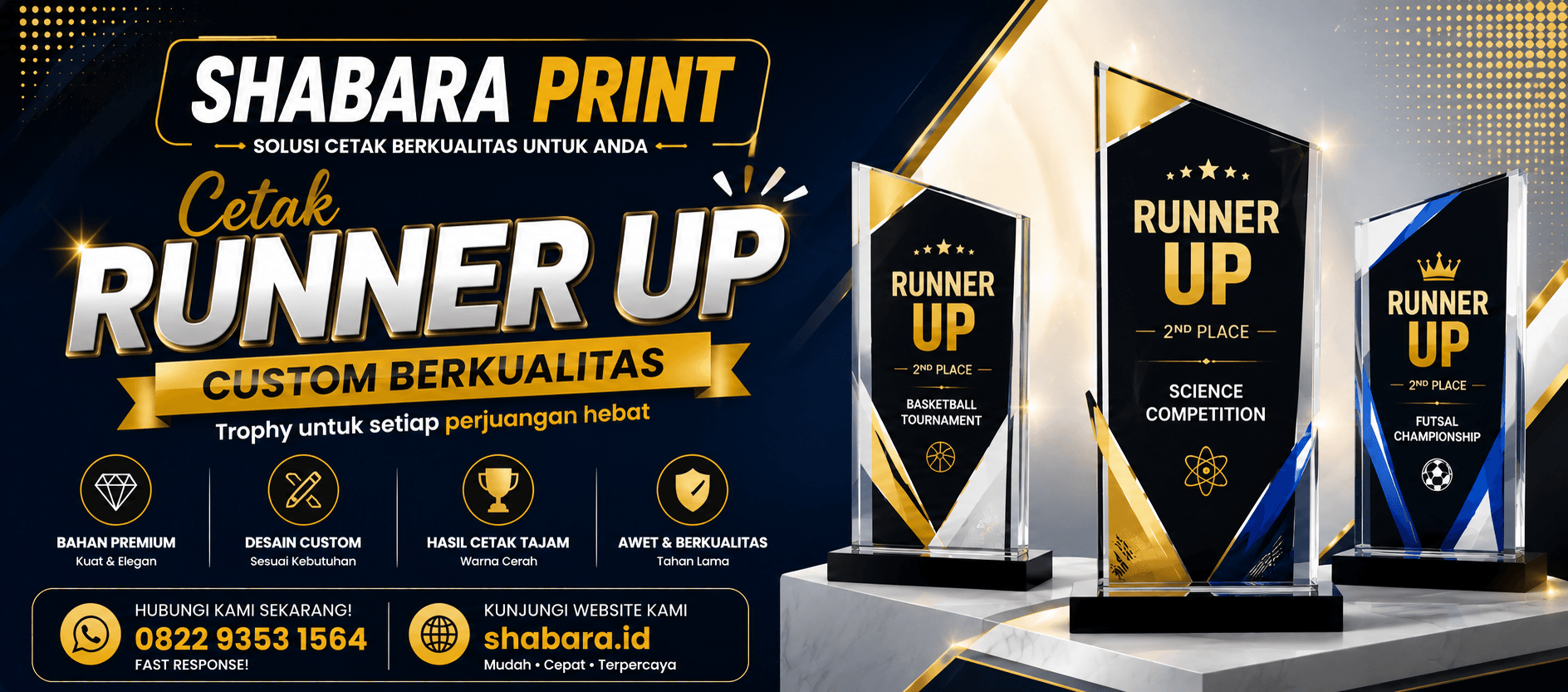 Jasa Cetak Medali Runner Up di Semanan Jakarta Barat No.1