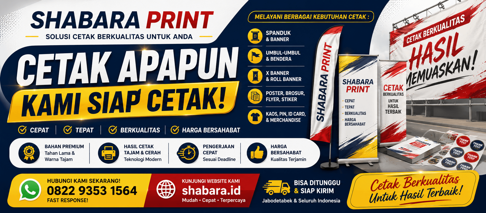 Jasa Cetak Spanduk Murah Berkualitas untuk Promosi Bisnis di Cengkareng Barat