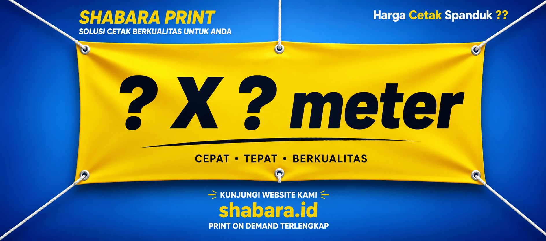 Percetakan Spanduk Profesional untuk Kebutuhan Promosi dan Event di Petamburan