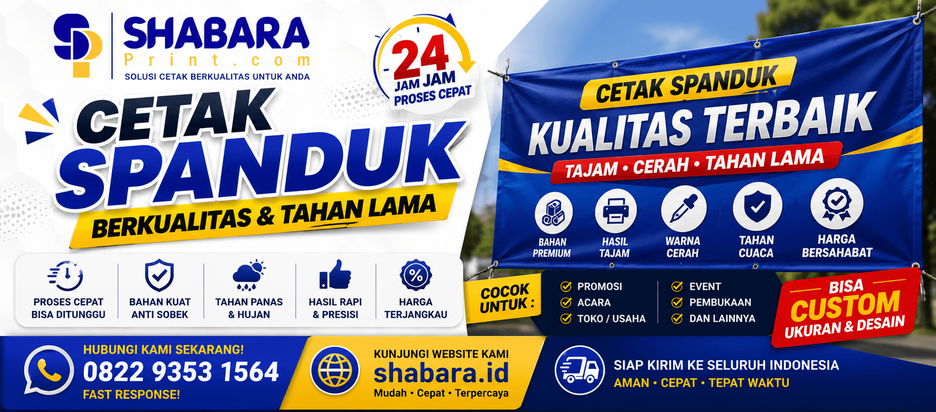 Cetak Spanduk Murah 1 Hari Jadi di Kebayoran Lama, Jakarta Utara